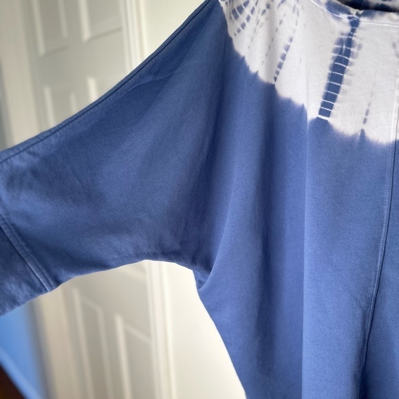 Pure J.Jill Dolman Sleeve TyeDye French Terry Organic Cotton Top XL - Picture 4 of 8